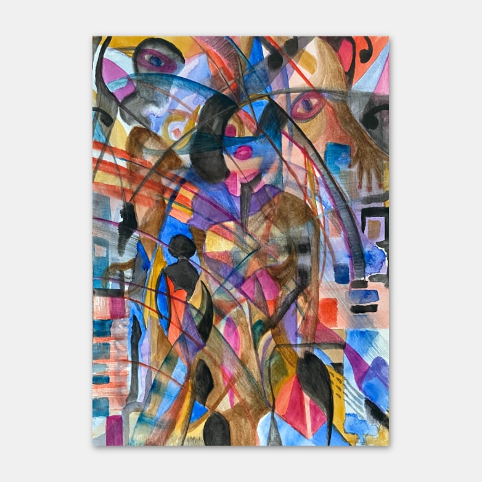 watercolor painting by artist Mark McKinney