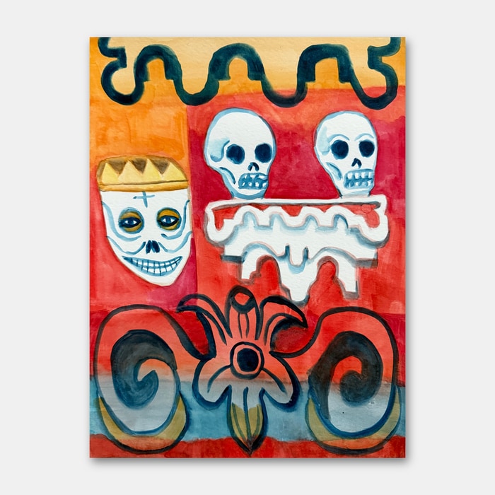 original watercolor painting by artist Mark McKinney