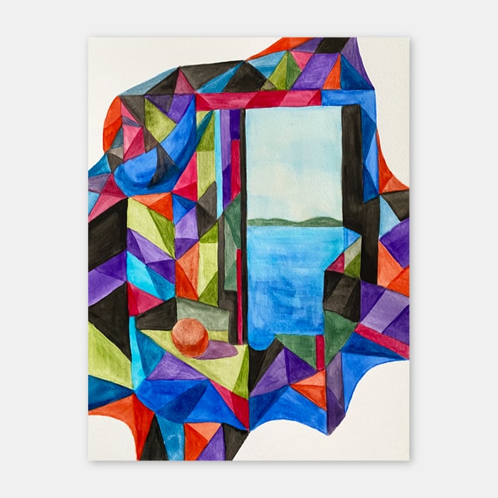 watercolor painting by artist Mark McKinney