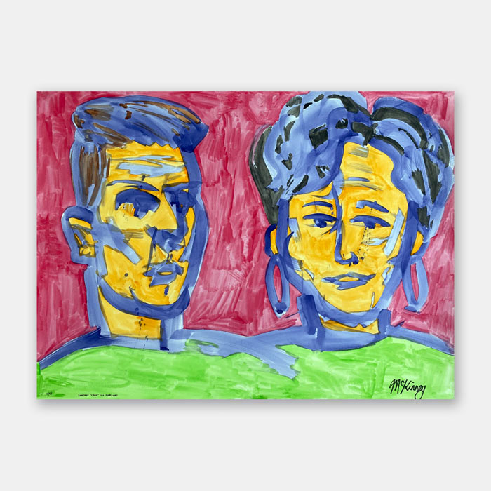 original watercolor painting by artist Mark McKinney