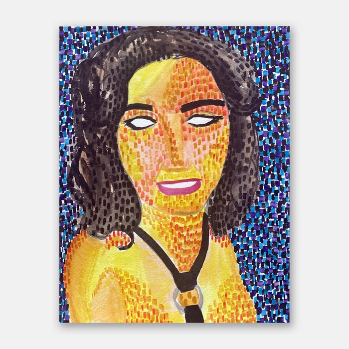 watercolor painting by Mark McKinney