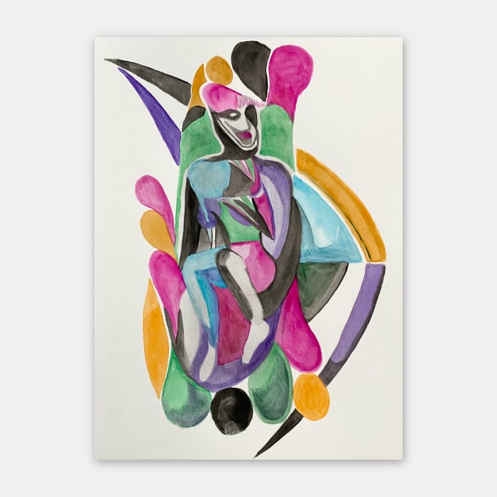 watercolor painting by artist Mark McKinney