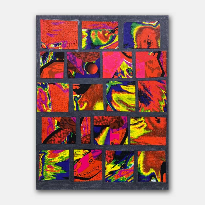 original mixed media art by artist Mark McKinney