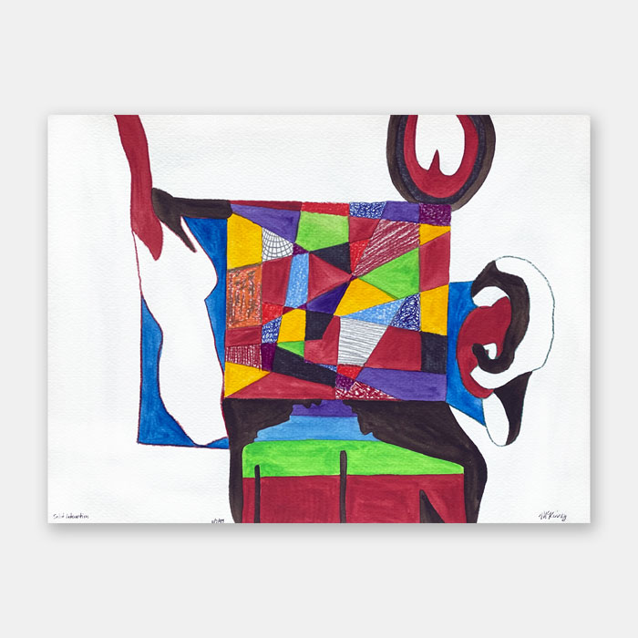 original watercolor painting by artist Mark McKinney