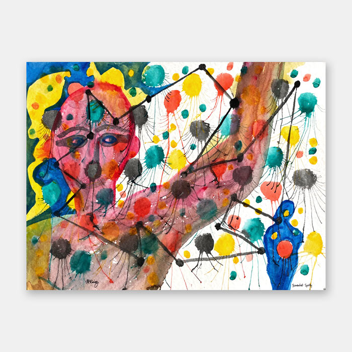 watercolor painting by Mark McKinney