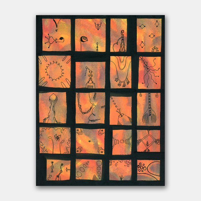 watercolor painting by artist Mark McKinney