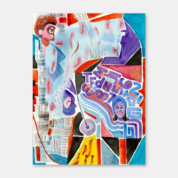 watercolor painting by artist Mark McKinney