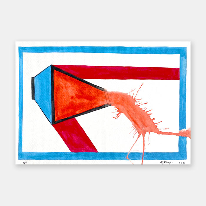 watercolor painting by artist Mark McKinney