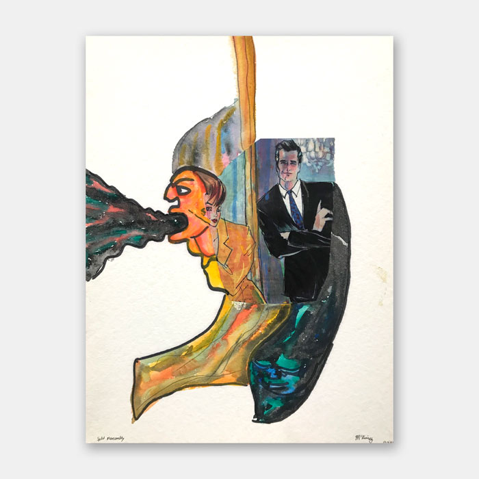 original watercolor painting by artist Mark McKinney