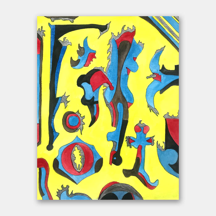 original watercolor painting by artist Mark McKinney