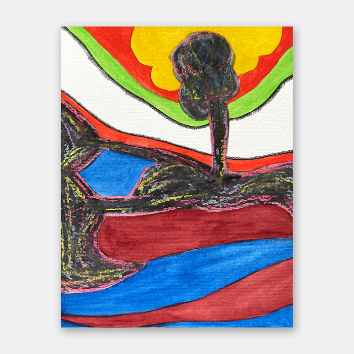 watercolor painting by Mark McKinney