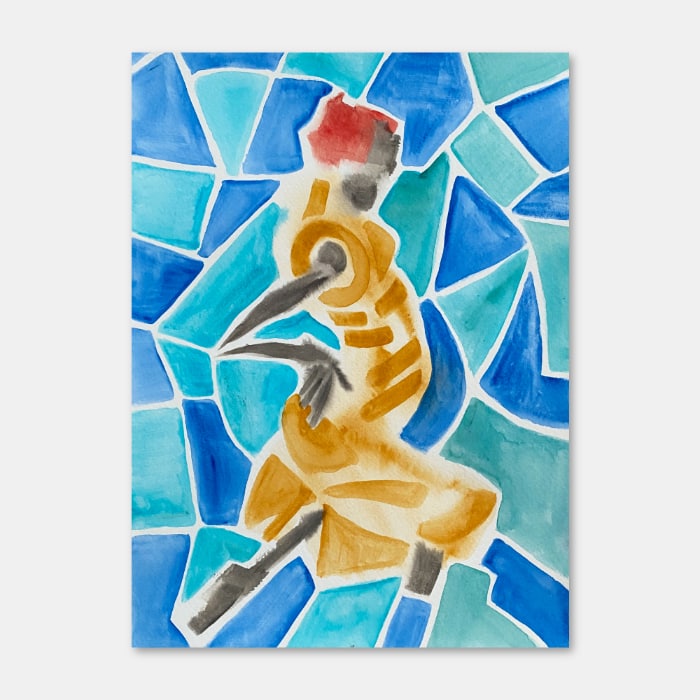 watercolor painting by artist Mark McKinney