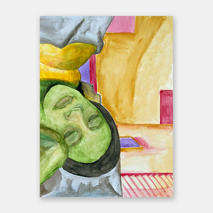 watercolor painting by artist Mark McKinney