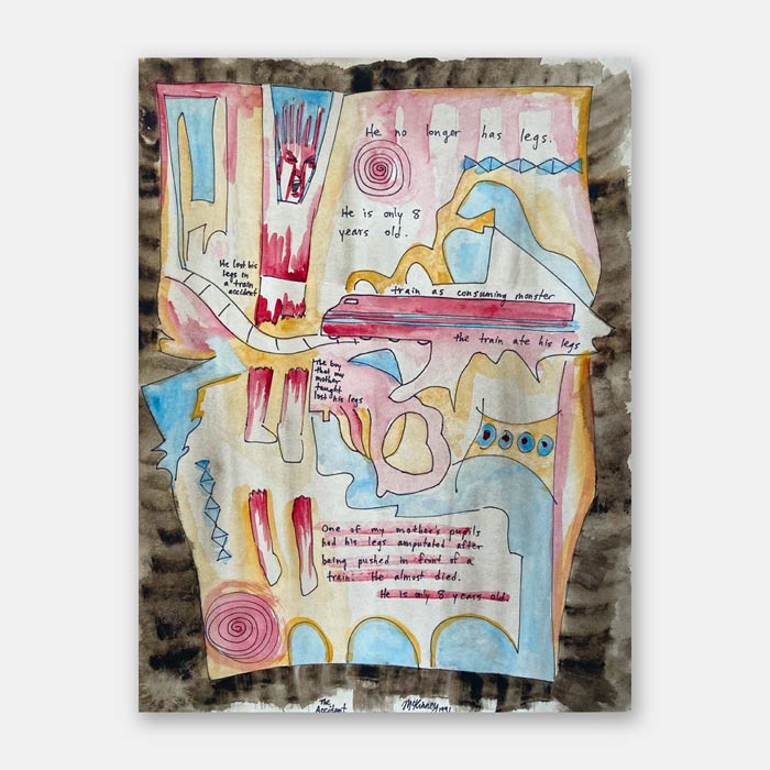 watercolor painting by artist Mark McKinney