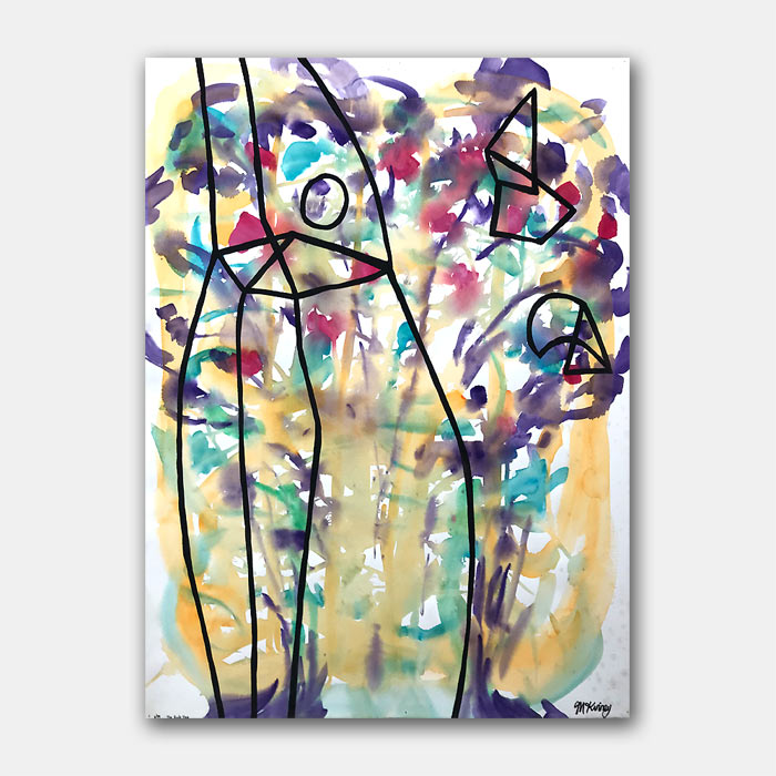 watercolor painting by artist Mark McKinney