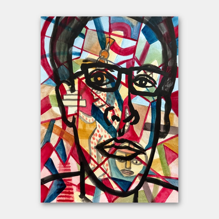 original watercolor painting by artist Mark McKinney