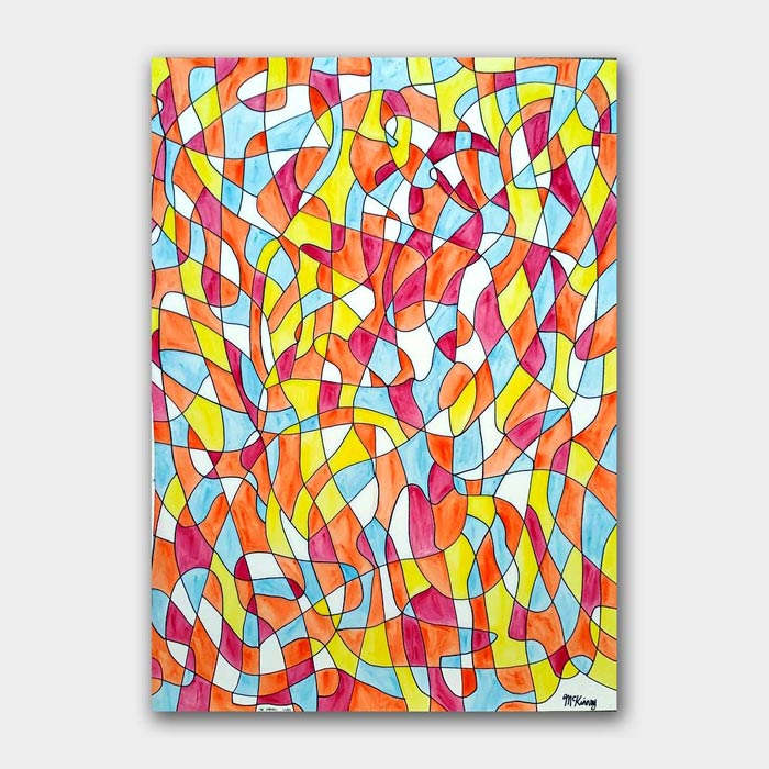 original watercolor painting by artist Mark McKinney