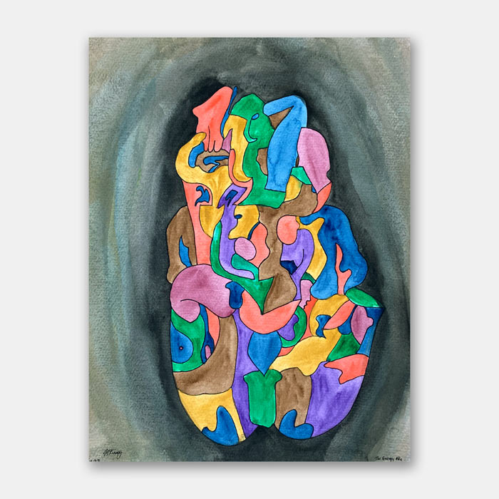 original watercolor painting by artist Mark McKinney