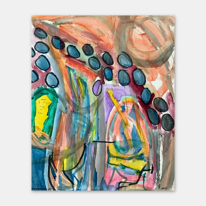 original watercolor painting by artist Mark McKinney