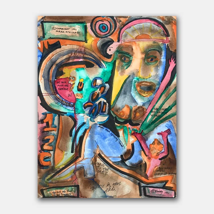 watercolor painting by artist Mark McKinney