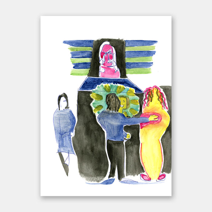 original watercolor painting by artist Mark McKinney