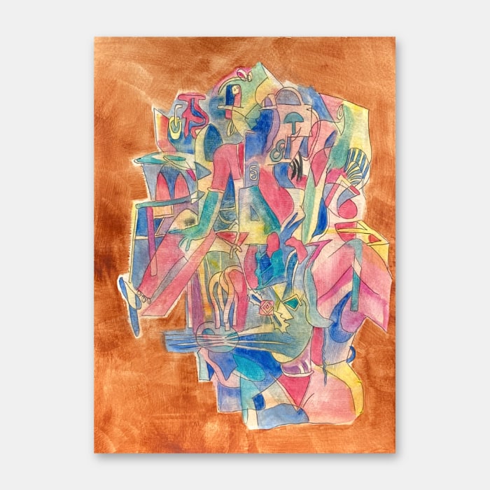 original watercolor painting by artist Mark McKinney