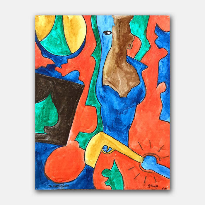 original watercolor painting by artist Mark McKinney