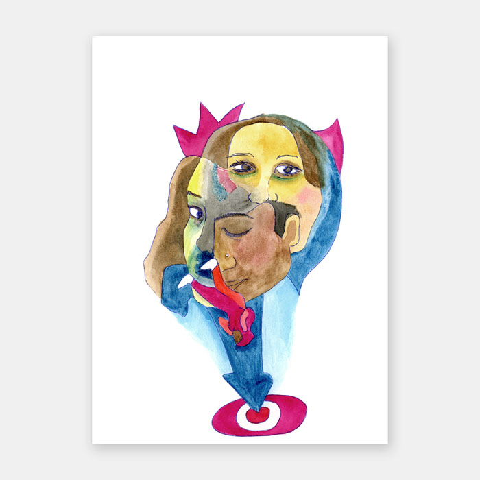 watercolor painting by Mark McKinney