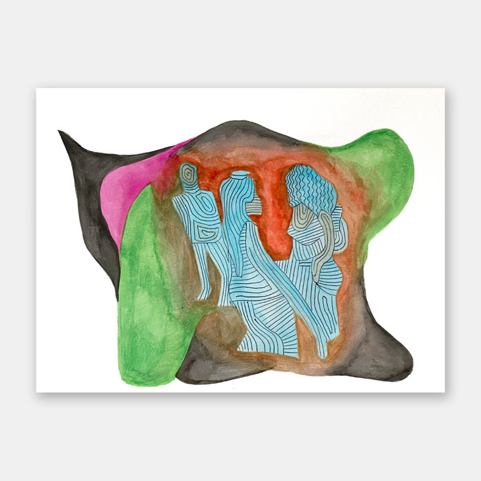 watercolor painting by artist Mark McKinney