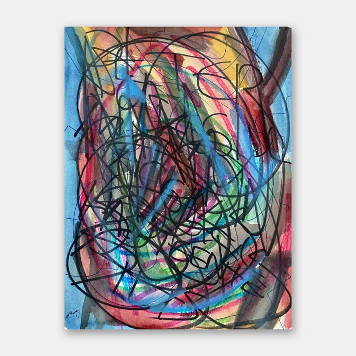 original watercolor painting by artist Mark McKinney