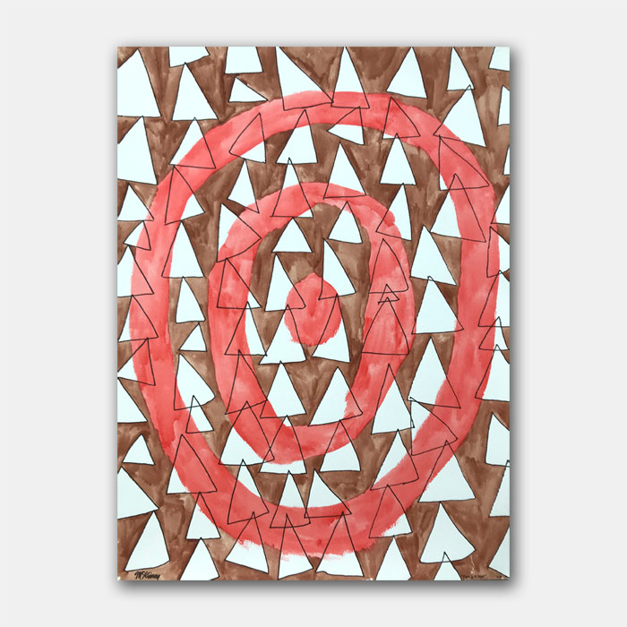 watercolor painting by artist Mark McKinney