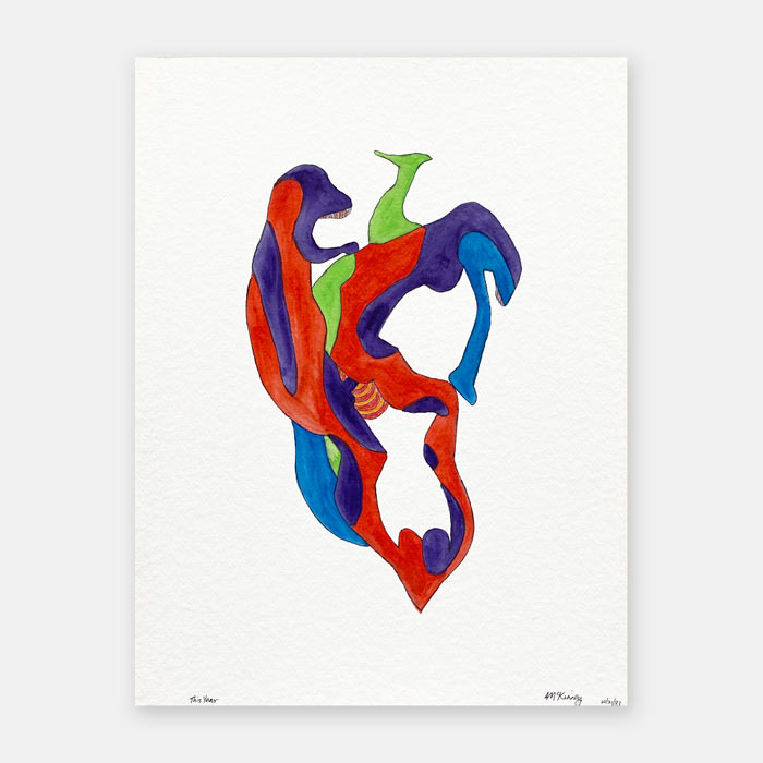 watercolor painting by Mark McKinney