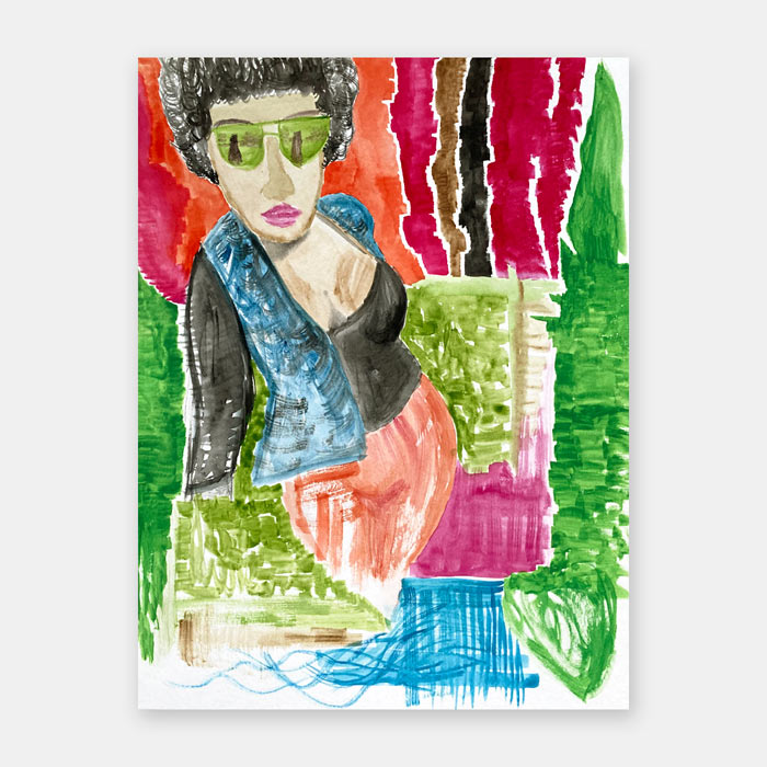 original watercolor painting by artist Mark McKinney