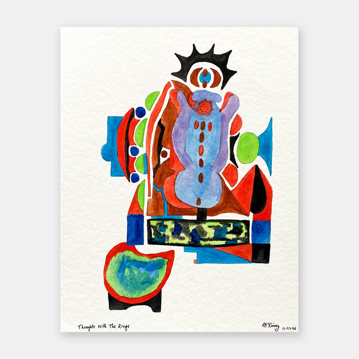 watercolor painting by Mark McKinney