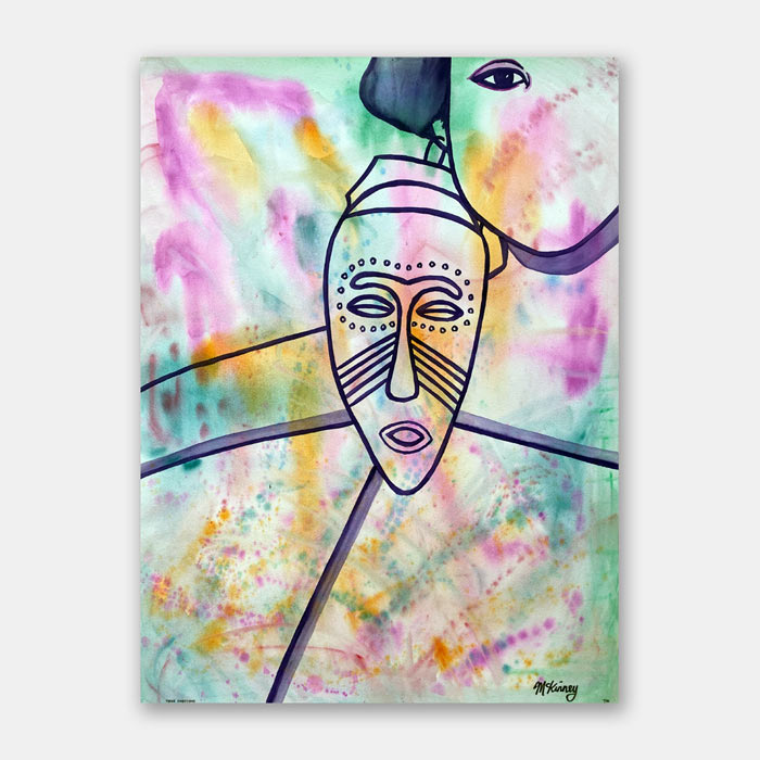 original watercolor painting by artist Mark McKinney