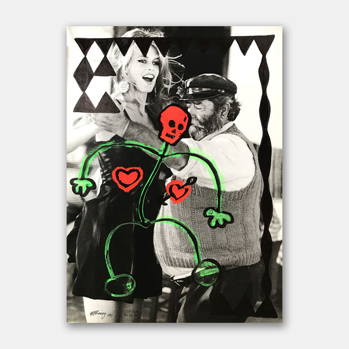 mixed media painting by artist Mark McKinney