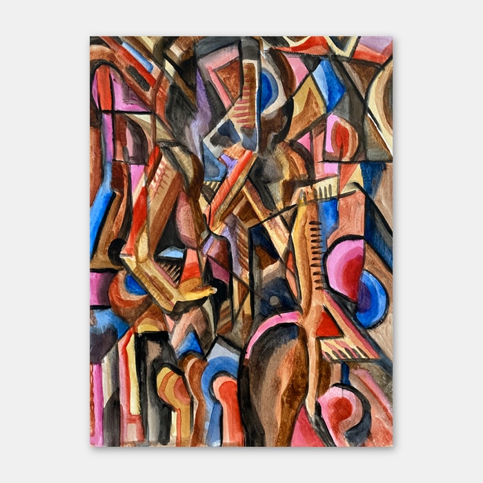 watercolor painting by artist Mark McKinney