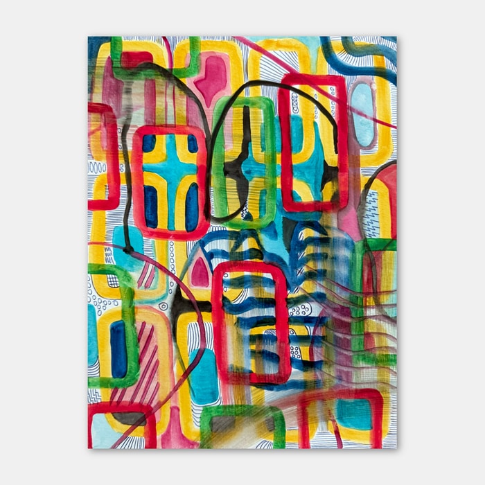 original watercolor painting by artist Mark McKinney