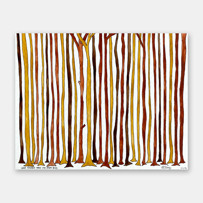 watercolor painting by Mark McKinney