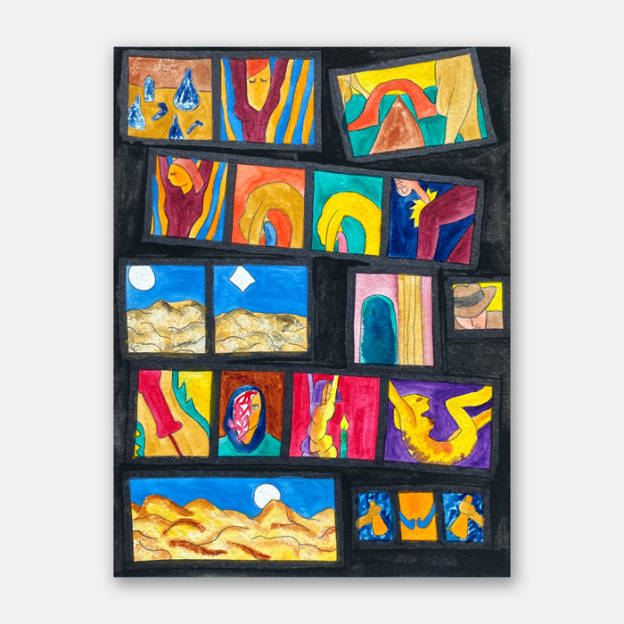 watercolor painting by Mark McKinney