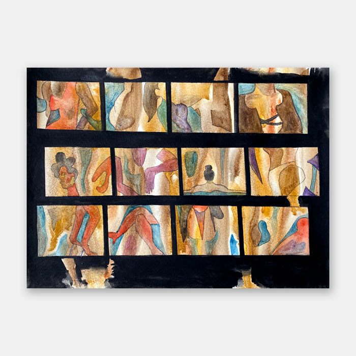 watercolor painting by Mark McKinney