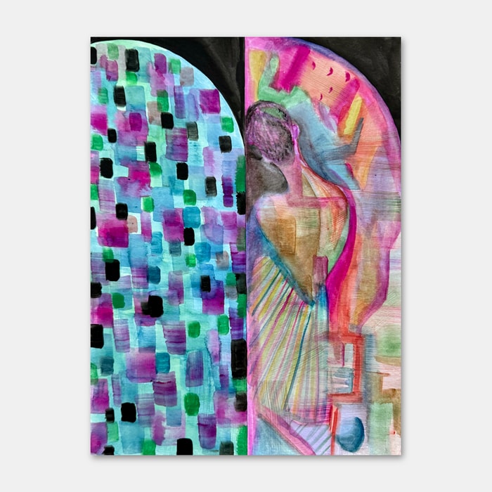 original watercolor painting by artist Mark McKinney