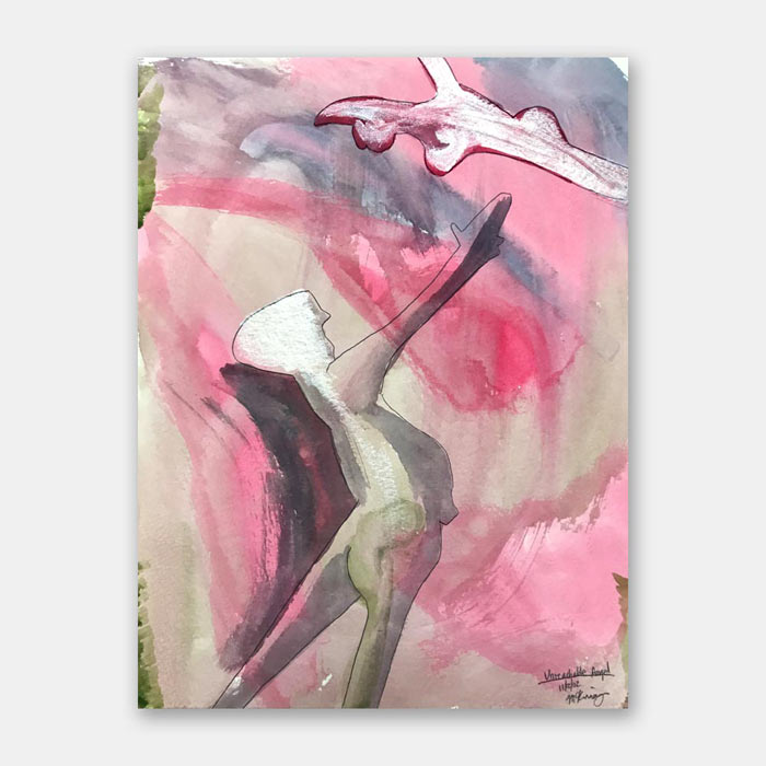 watercolor painting by artist Mark McKinney