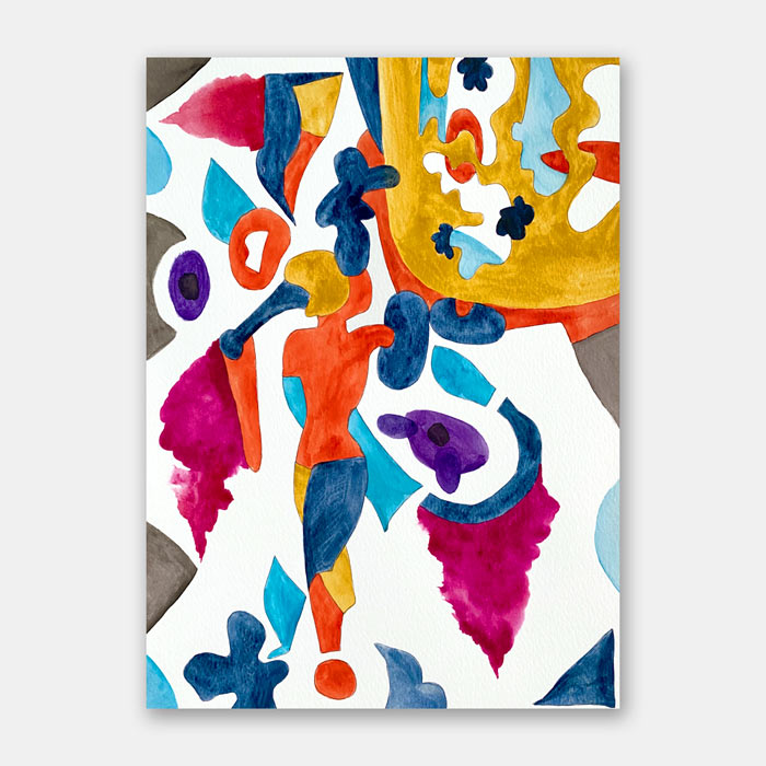 watercolor painting by artist Mark McKinney