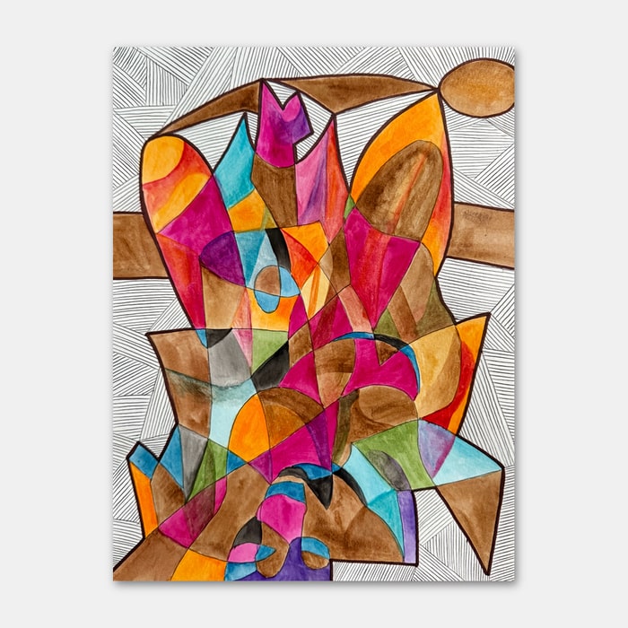 original watercolor painting by artist Mark McKinney