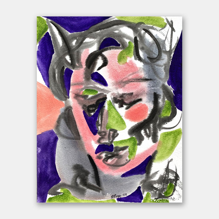 watercolor painting by artist Mark McKinney