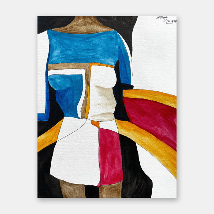 watercolor painting by artist Mark McKinney