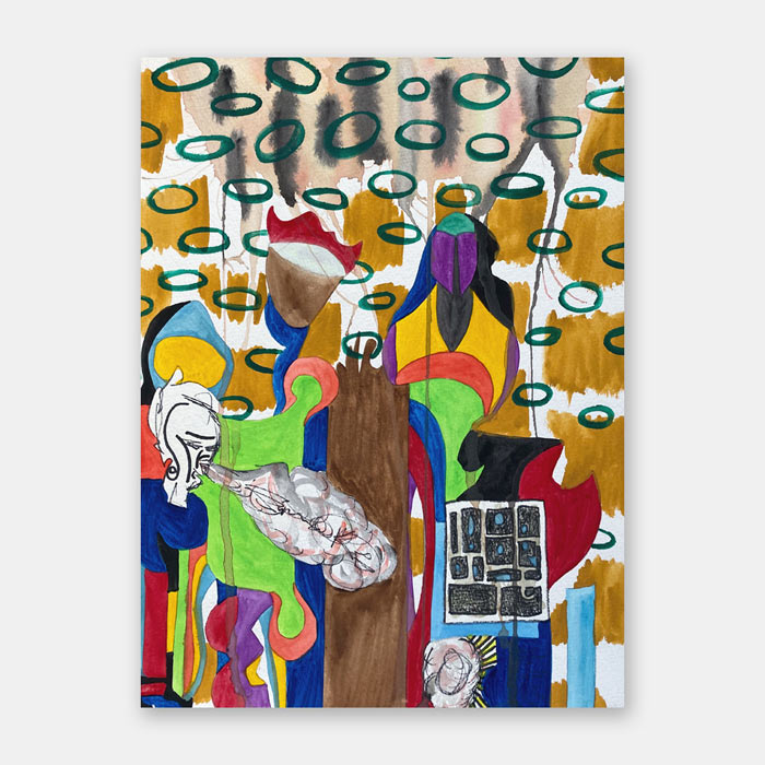 watercolor painting by Mark McKinney