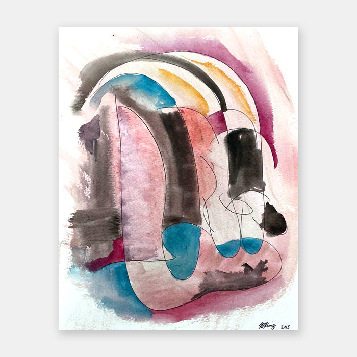 watercolor painting by Mark McKinney