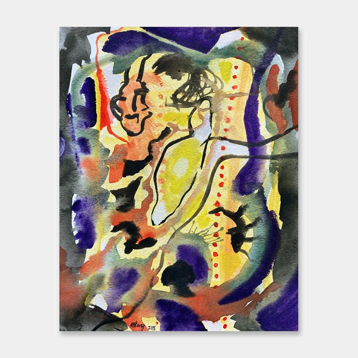 watercolor painting by artist Mark McKinney